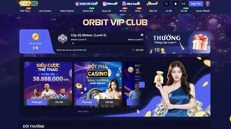 Khuyến mãi TIN88 dành cho VIP - Trải nghiệm đặc quyền và ưu đãi riêng